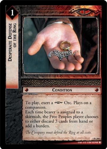 Desperate defense the ring - desperate, of